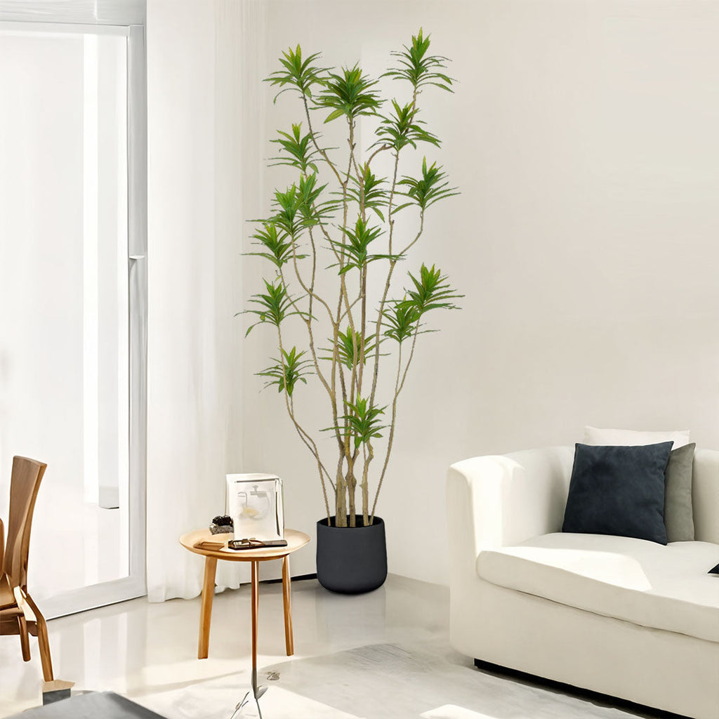 NNEAGS 190cm Lily Bamboo Plant Tree Living Room Artificial Plant Home Accent Decoration