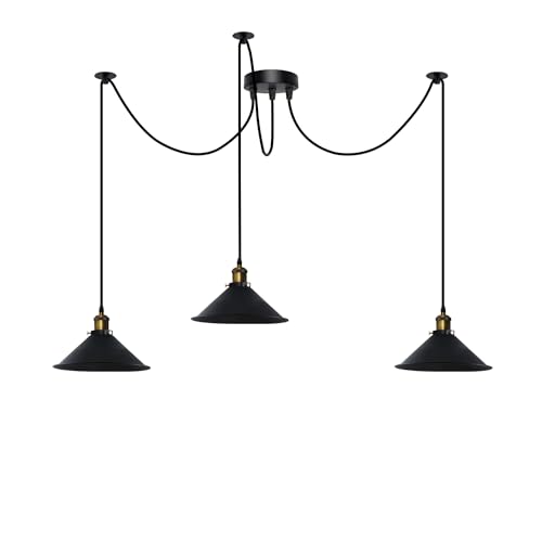 3 Fluming Spider Pendant Light E27 Metal ~6175