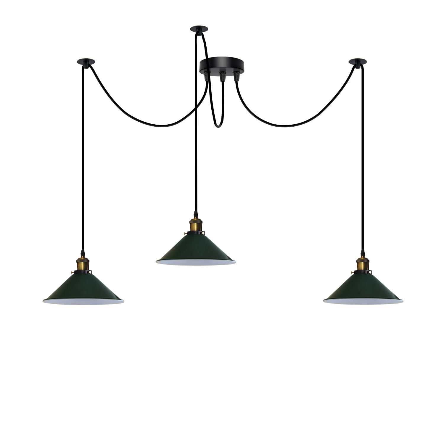 3 Fluming Spider Pendant Light E27 Metal ~6175