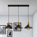 E27 Metaal Hanglamp 3 Lampen In Hoogte Verstelbaar ~6068
