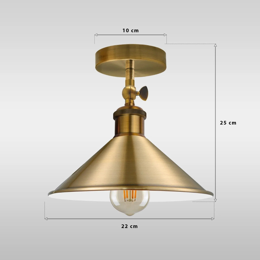 Adjustable semi Flush Mount Metal ceiling Light  ~5132