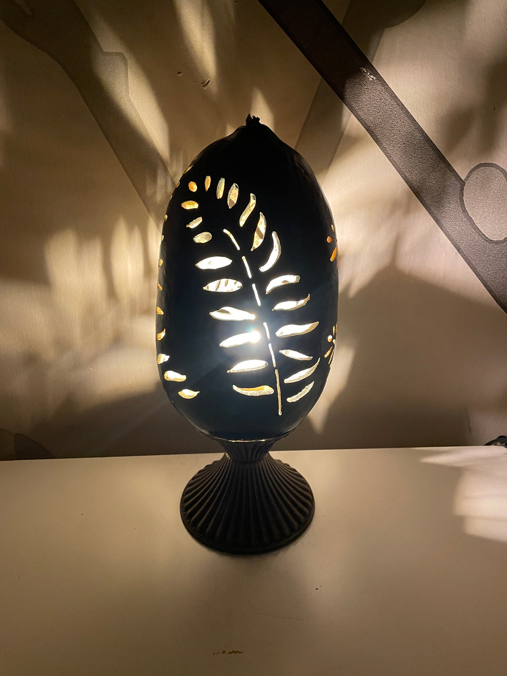 Gourd Lamp - Leaves