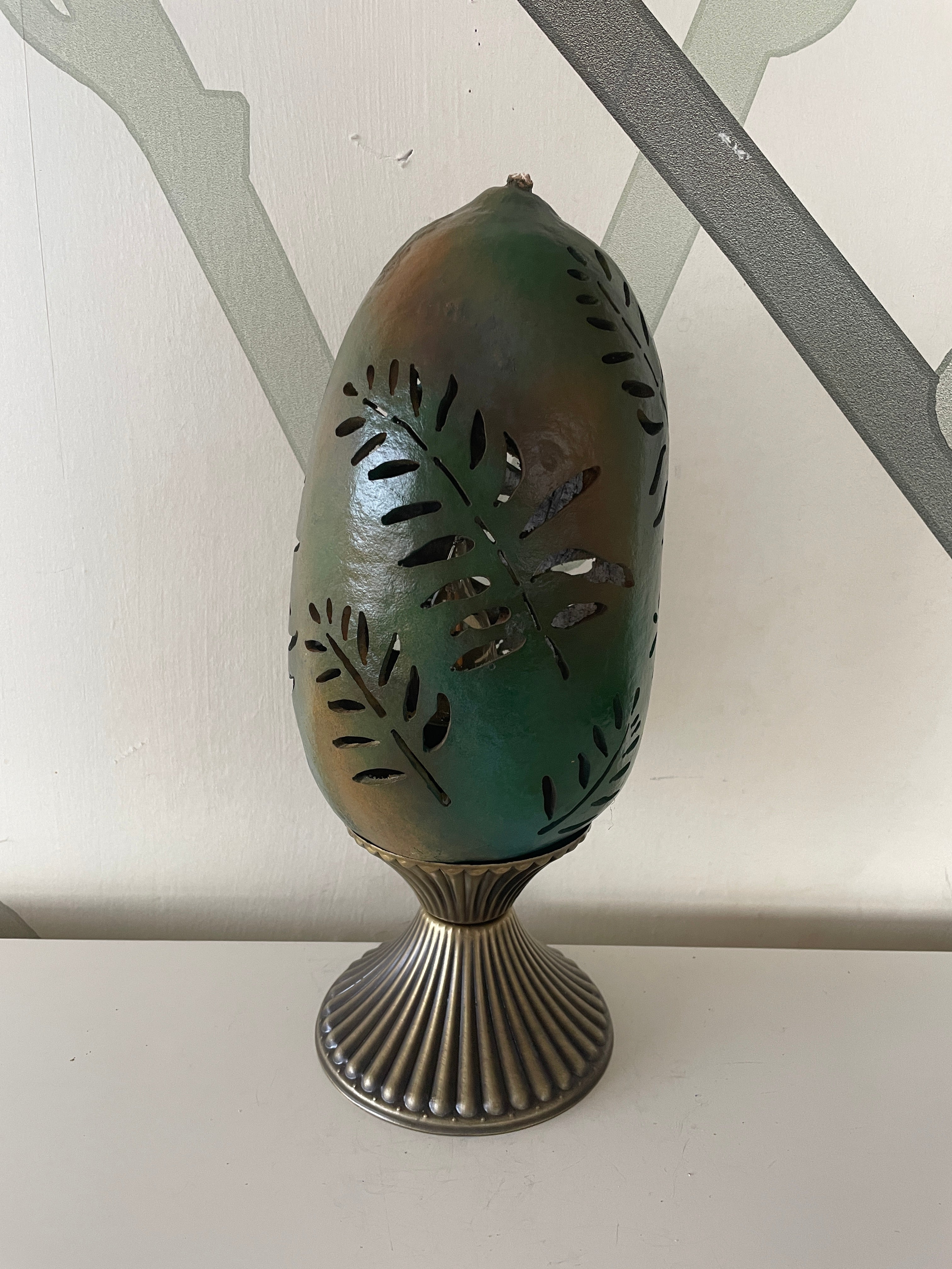 Gourd Lamp - Leaves
