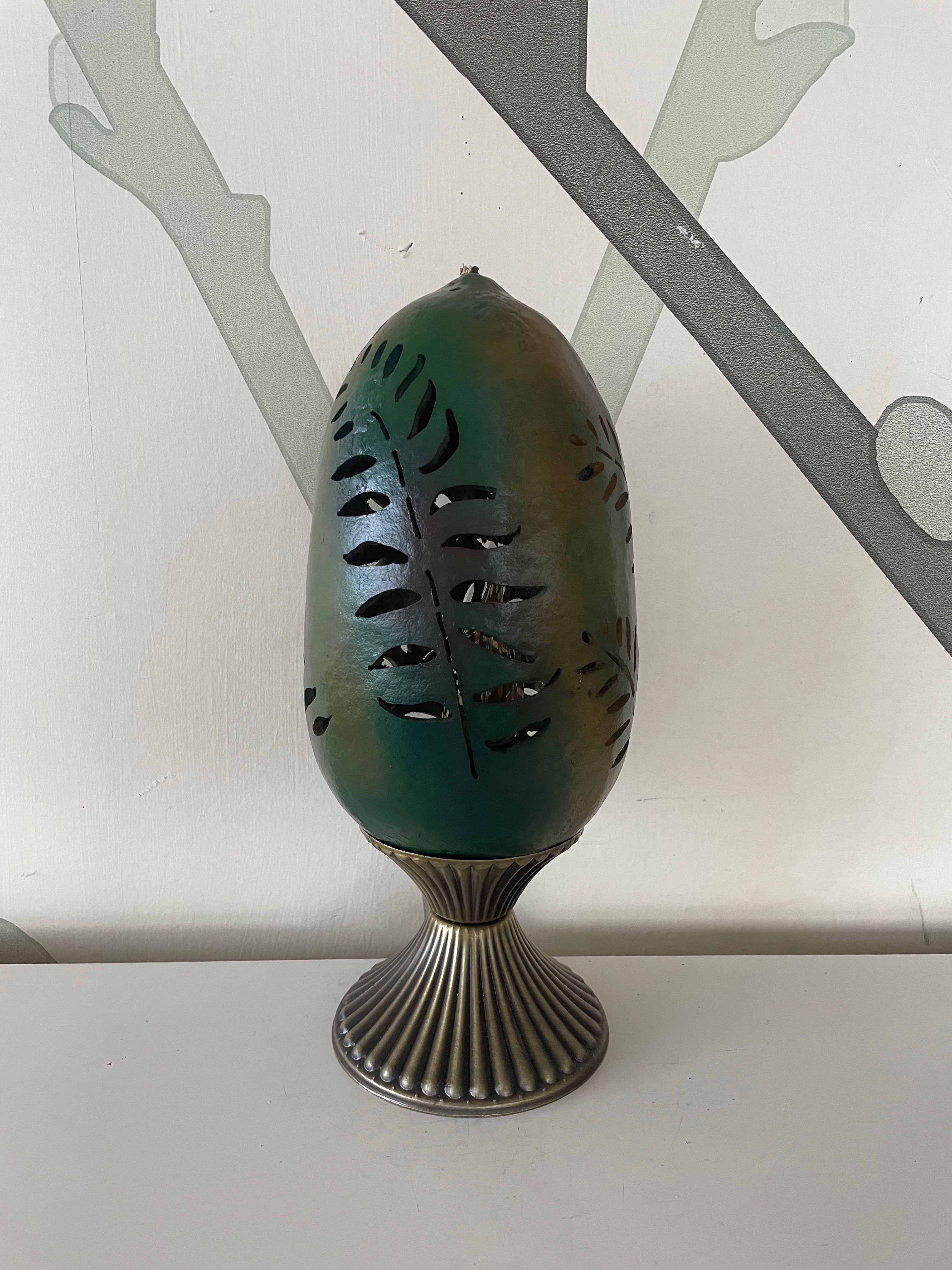 Gourd Lamp - Leaves