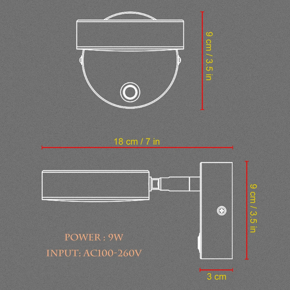 Versatile LED Wall Lamps