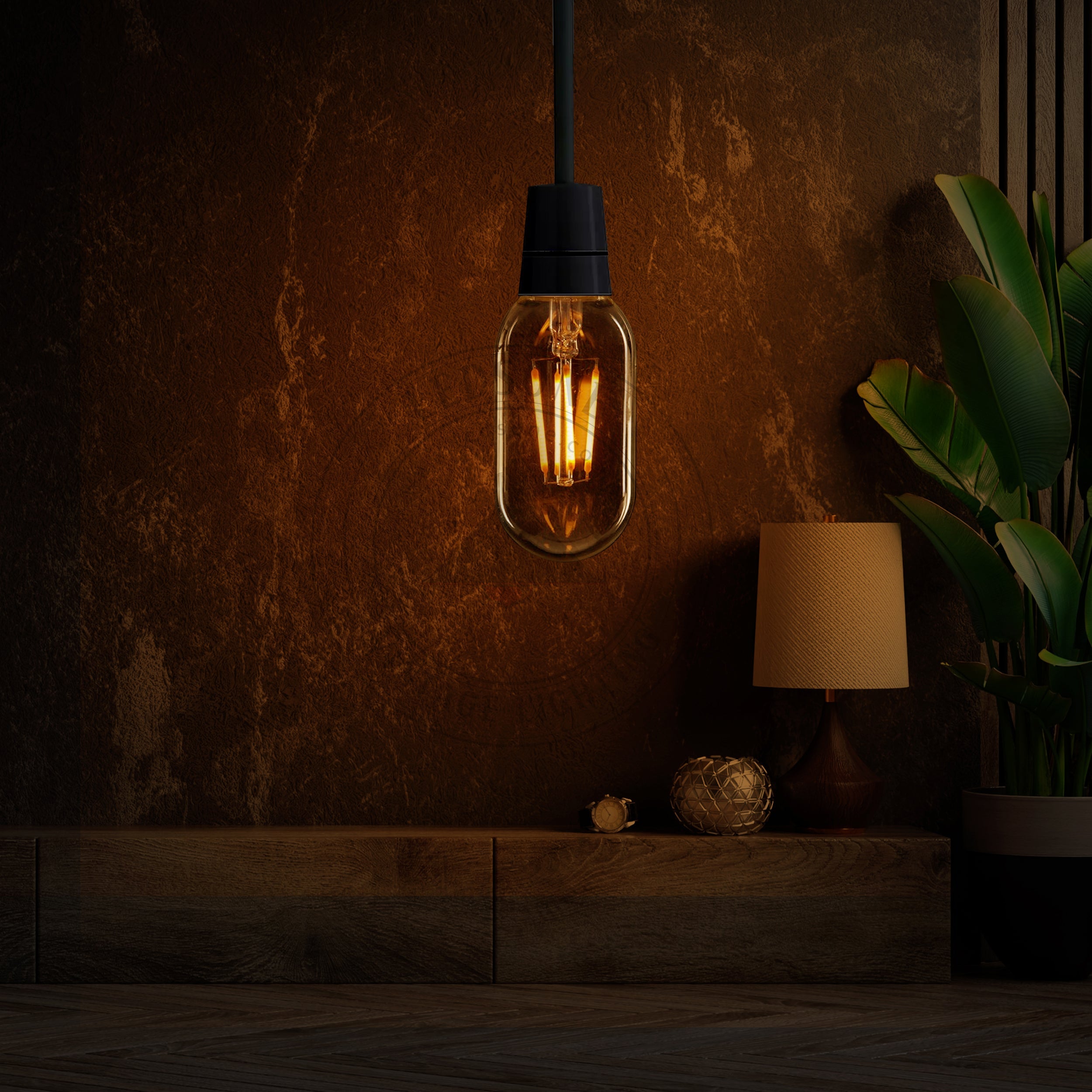 B22 4W T45 LED Light Bulb Dimmable Vintage Filament Light Bulbs ~3077